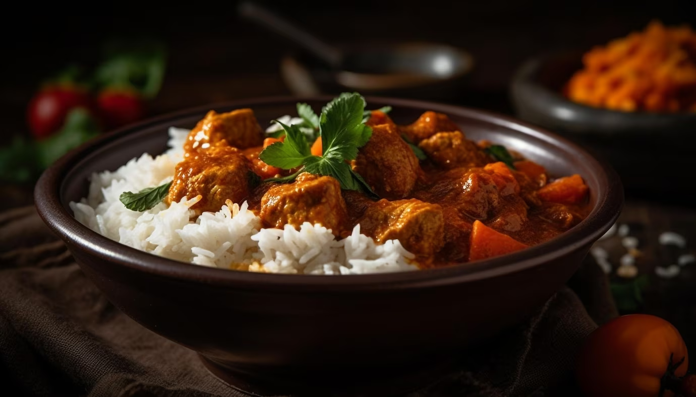 peri peri chicken curry