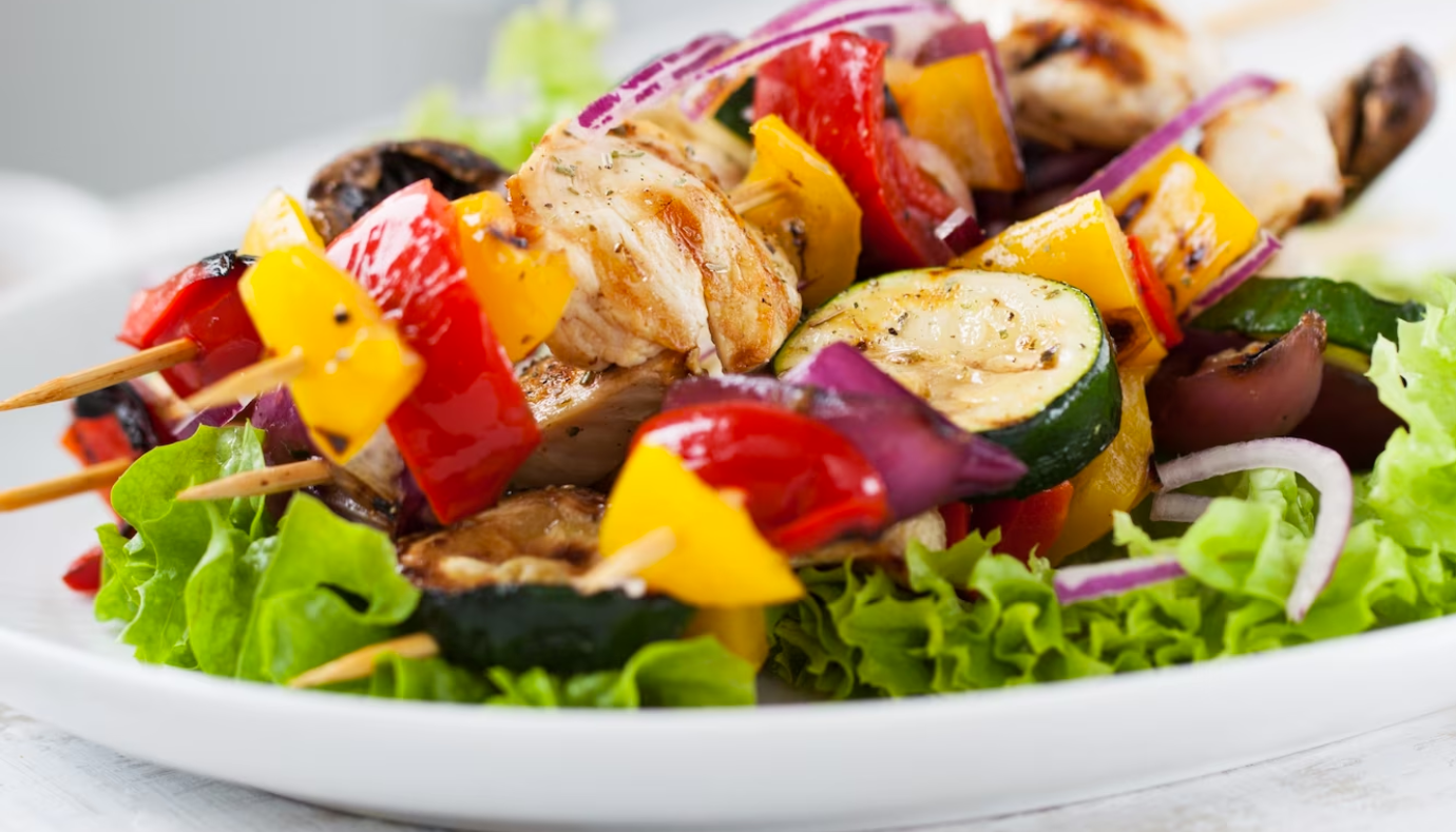 kung pao skewer salad