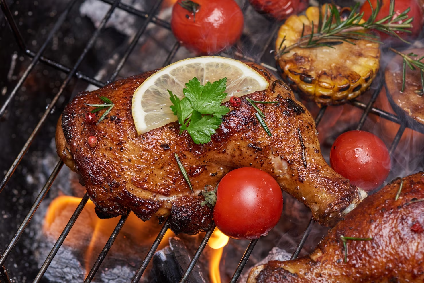 smoky bbq grilled chicken
