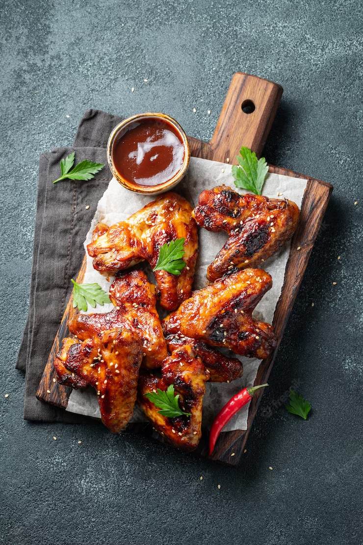 crispy bbq chicken wings