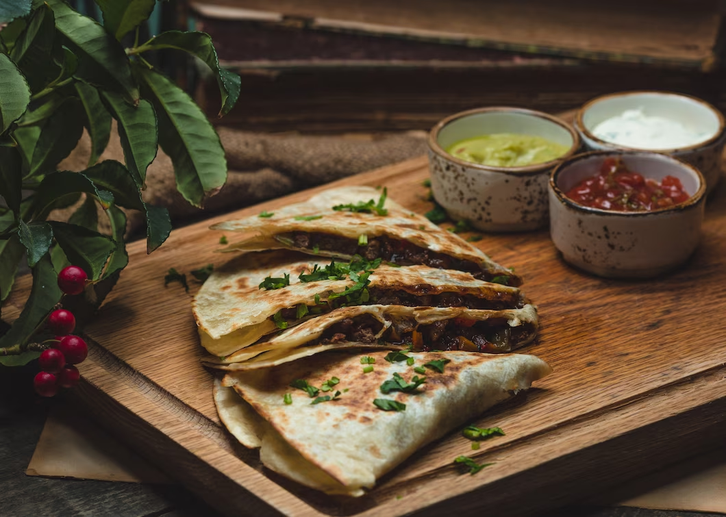 Japanese Teriyaki Chicken Quesadilla Recipe High On Chicken